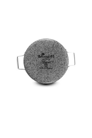 Brioni Stone-H Çizilmez Yanmaz Yapışmaz İndüksiyon 32 Cm Basık Tencere