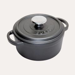 Sürel Demir Döküm Derin Tencere Siyah 28 cm