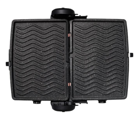 Korkmaz A310-03 Formula Siyah/Gri Granit Tost Makinesi