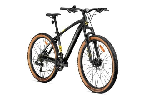Kron XC100 29 Jant 15K 21 Vites H.Disk Dağ Bisikleti Mat Siyah Sarı Füme