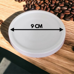 Güral Bardak Altlığı 9cm Dekorsuz ( 6 adet )