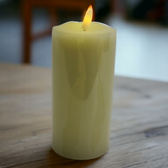 Tconcept Ledli Şeffaf Paketli Işıklı Plastik Mum 12 CM