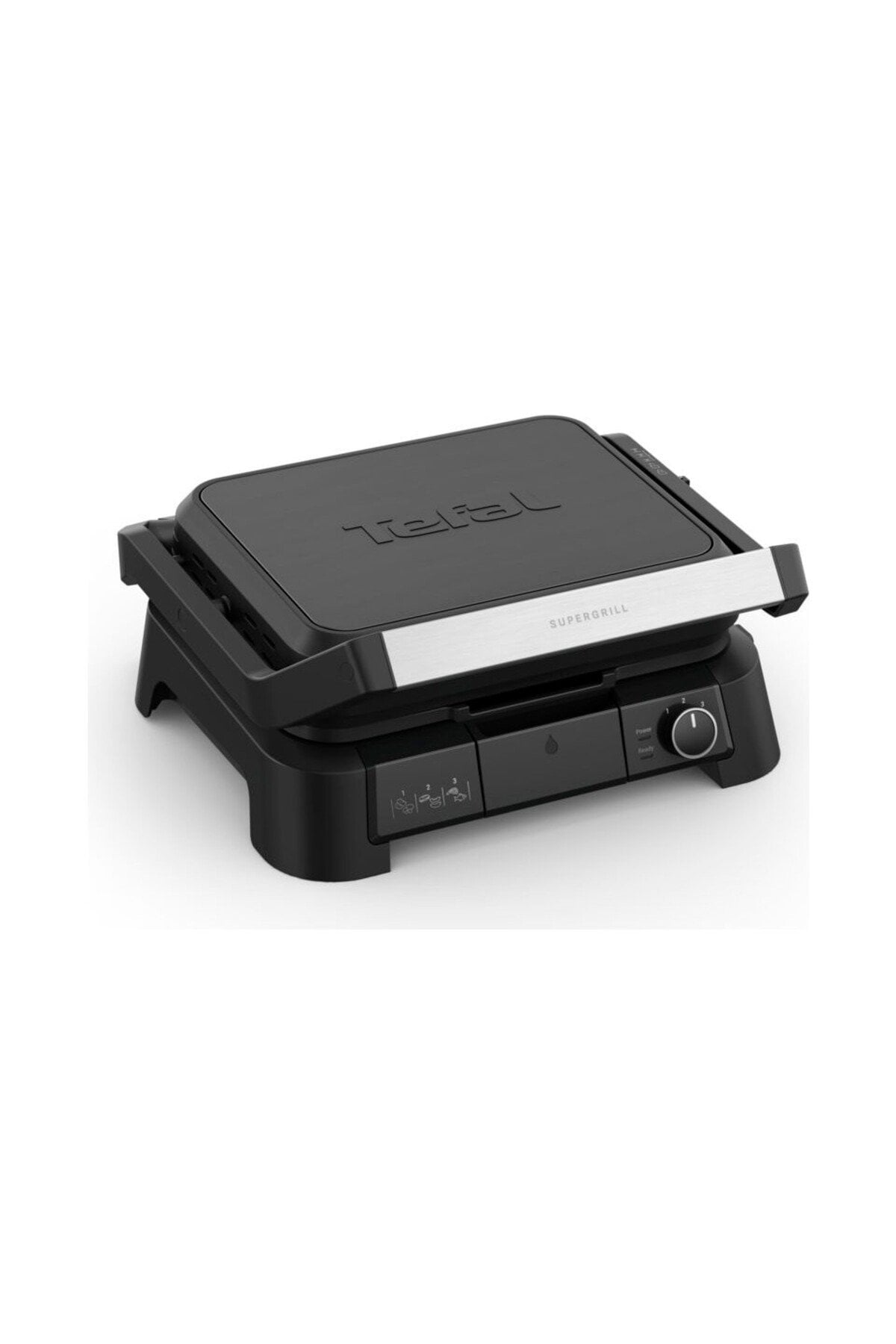 Tefal SuperGrill 3in1 4 Porsiyon Kapasiteli 2000 Watt Barbekü Izgara ve Tost Makinesi - Siyah