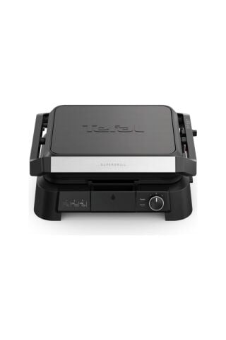 Tefal SuperGrill 3in1 4 Porsiyon Kapasiteli 2000 Watt Barbekü Izgara ve Tost Makinesi - Siyah
