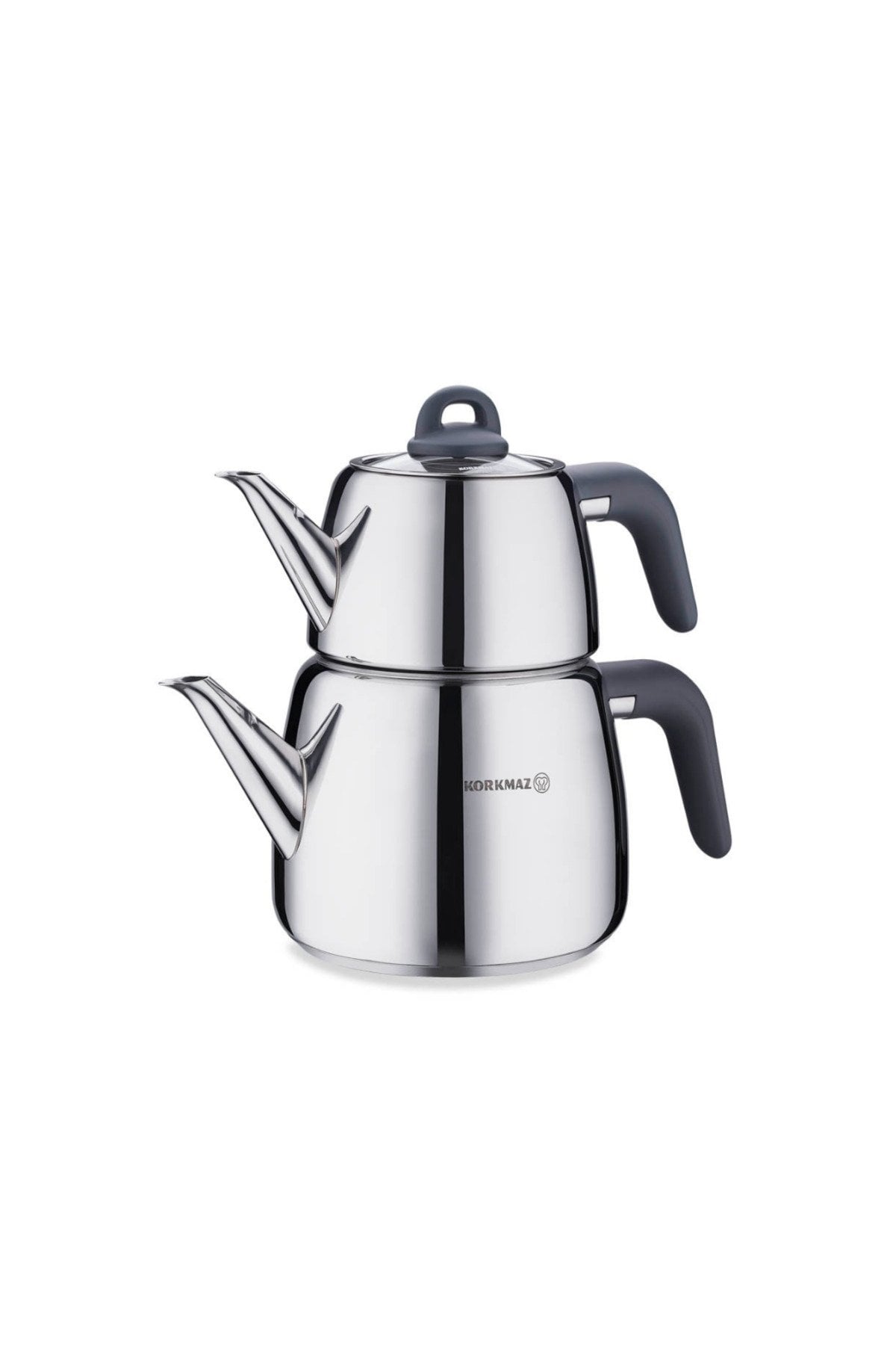 Korkmaz Bella Füme Çaydanlık Takımı A045-03