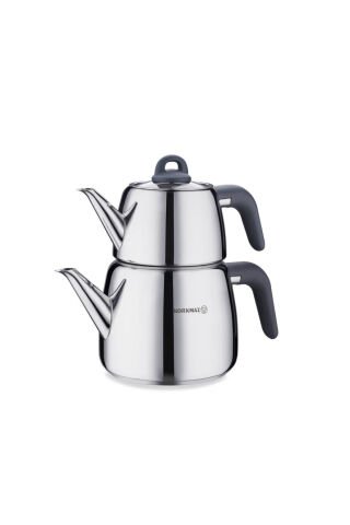 Korkmaz Bella Füme Çaydanlık Takımı A045-03