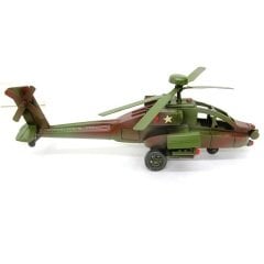T.Concept Dekoratif Vintage Metal Savaş Helikopteri