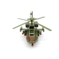T.Concept Dekoratif Vintage Metal Savaş Helikopteri