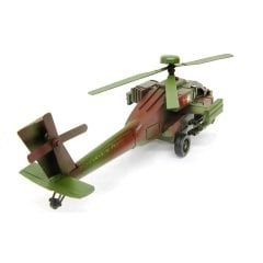 T.Concept Dekoratif Vintage Metal Savaş Helikopteri