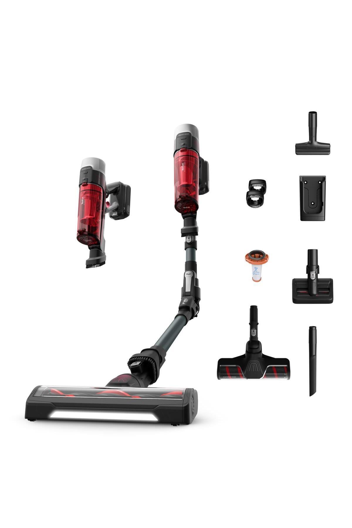 Tefal TY2098WO X-Force Flex 9.60 Animal Care Kablosuz Şarjlı Dikey Süpürge 100 Air Watt