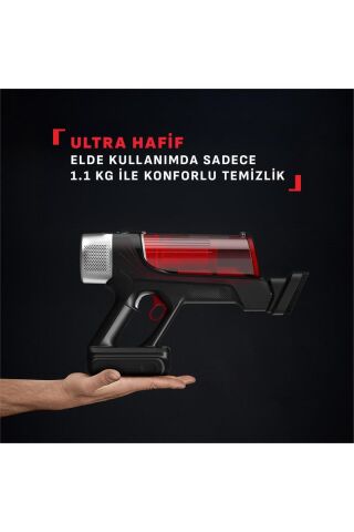 Tefal TY2098WO X-Force Flex 9.60 Animal Care Kablosuz Şarjlı Dikey Süpürge 100 Air Watt