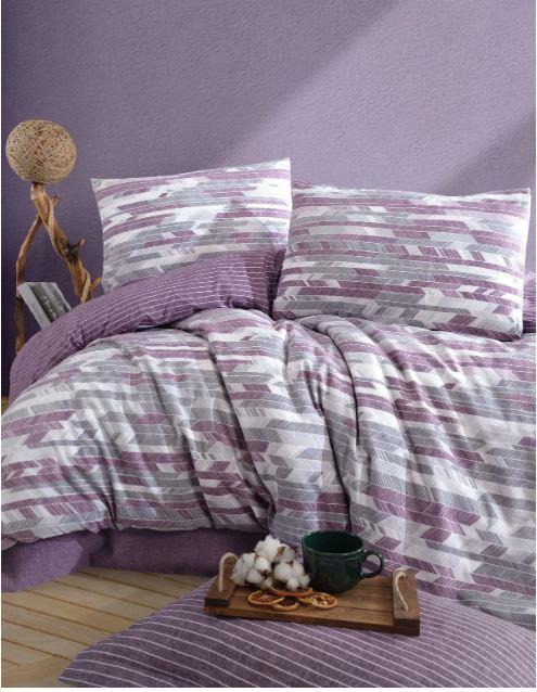 Kobyen Çift kişilk Nevresim Seti Barry Mürdüm