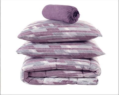 Kobyen Çift kişilk Nevresim Seti Barry Mürdüm