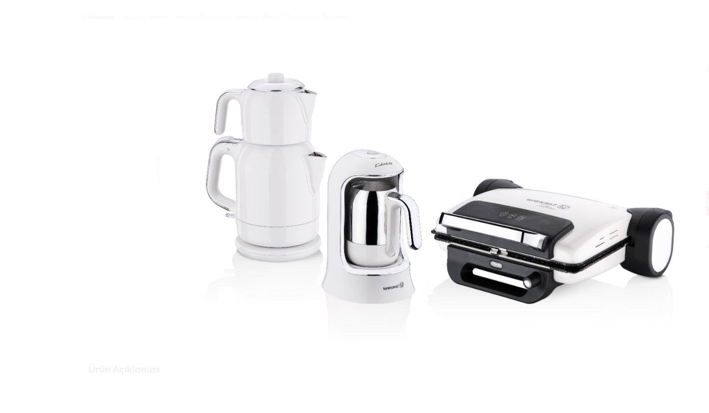 Korkmaz Vanilya 7 Parça Elektro Set A1856