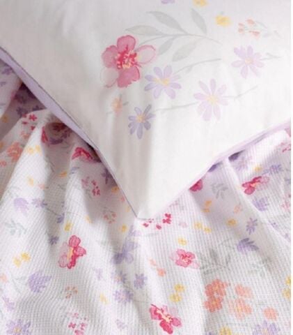 Cotton Box Estiva Çift Kişilik Pike Takımı Winsome Lila