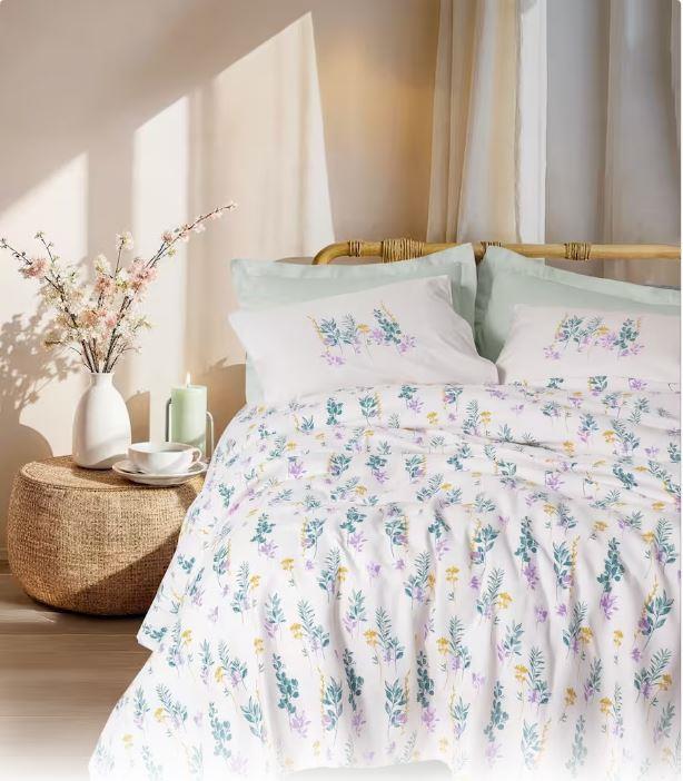 Cotton Box Estiva Çift Kişilik Pike Takımı Twig Mint