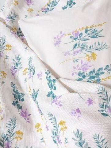 Cotton Box Estiva Çift Kişilik Pike Takımı Twig Mint