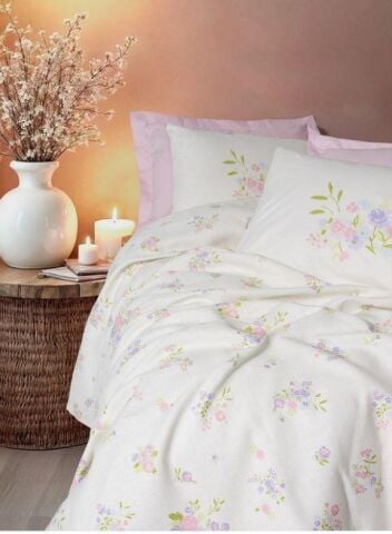 Cotton Box Estiva Çift Kişilik Pike Takımı Petal Pembe