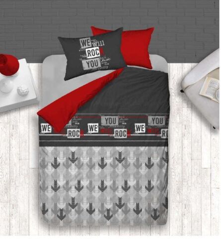 Cotton Box Genç Odası Tek Kişilik Nevresim Takımı Rock Kırmızı