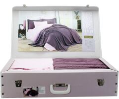 Hobby Natural Set Poplin Tek Kişilik Nevresim Takımı Gülkurusu %100 Pamuk