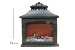T.Concept Led Işıklı Dekoratif Şömine 30*13 cm