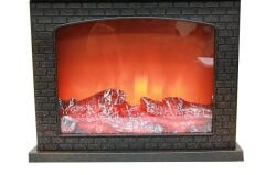T.Concept Led Işıklı Dekoratif Şömine 30*13 cm