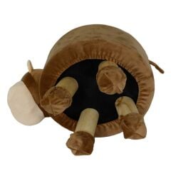 T. Concept  Hayvan ( Panda ) Figürlü Çocuk Pufu, Lastikli Kılıflı, Yıkanabilir