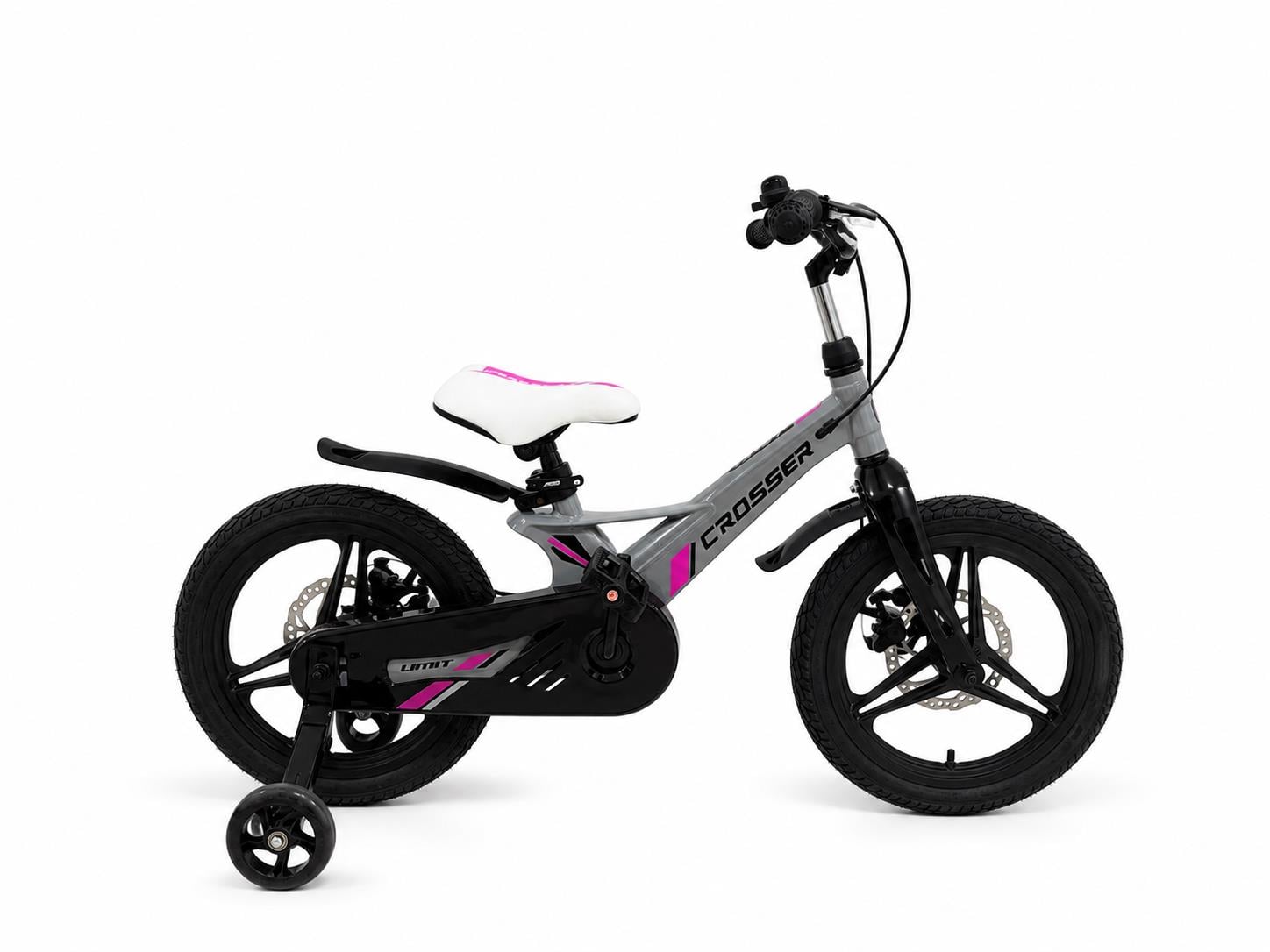 Ümit Crosser 16 Jant M.Disk Kız Çocuk Bisikleti Gri-Pembe