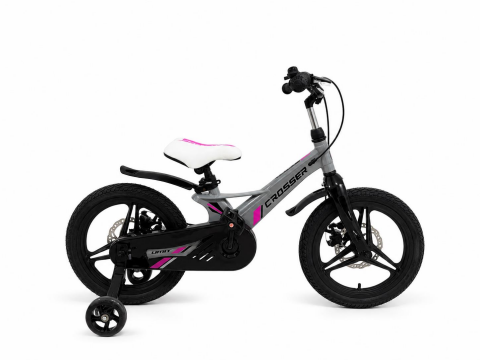Ümit Crosser 16 Jant M.Disk Kız Çocuk Bisikleti Gri-Pembe