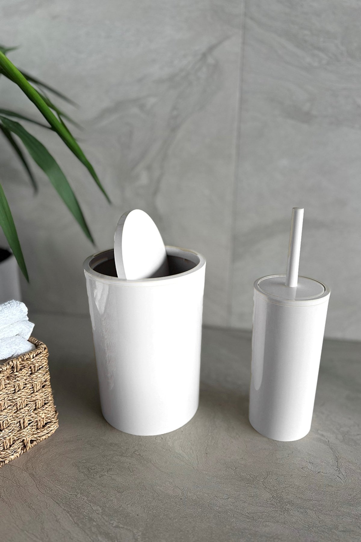 Flores Beyaz 2li Banyo Seti M-SAS18-01