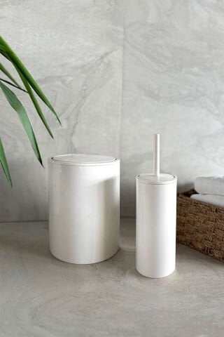 Flores Beyaz 2li Banyo Seti M-SAS18-01