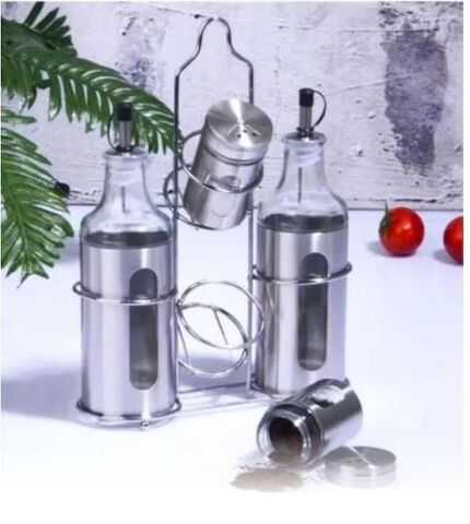 Kosova Metal 4lü Yağlık&Sirkelik Seti Cam-429 00429