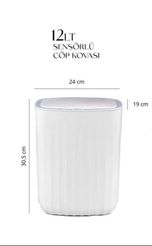 Sensörlü 12lt Çöp Kovası Oky-1525 199