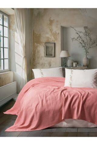 Cotton Box Spin Çift Kişilik Pike Takımı Joyce Mercan