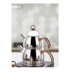 PoloChef Zümrüt Çelik Çaydanlık Mega - Bakır