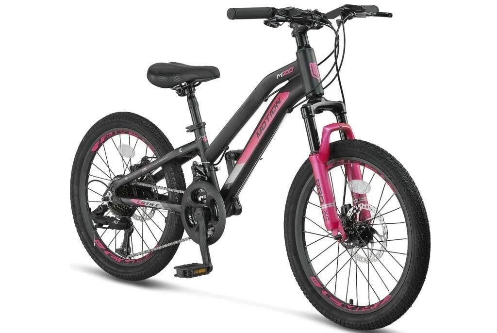 Ümit Motion 20 Jant M.Disk 21V Çocuk Bisiklet Siyah Pembe