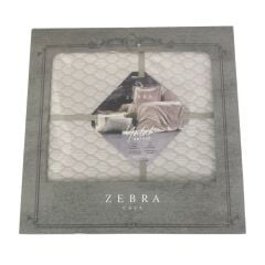 Zebra Casa Genova Yatak Örtüsü Takımı Çift Kişilik Bej