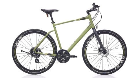 Carraro Sportive 28 324 480H 24-V HD Şehir Bisikleti Haki Yeşil Siyah Gri