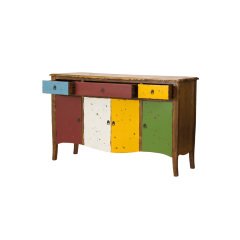 Tmall Home Design 3 Çekmeceli ve 4 Kapılı Ahşap Dolap