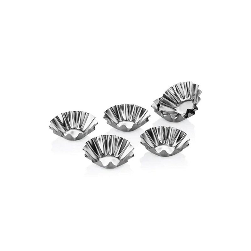 T.Concept 6'lı Mini Metal Kek Kalıbı 9 x 2 Cm