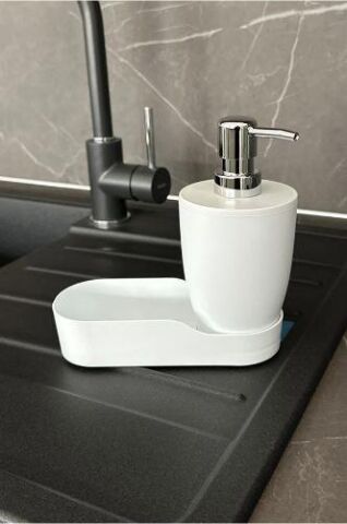 Beyaz Pure Mutfak Sıvı Sabunluk M-E91-01