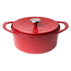 Sürel Pot Art Derin Döküm Tencere Kırmızı 24 cm