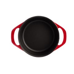 Sürel Pot Art Derin Döküm Tencere Kırmızı 24 cm