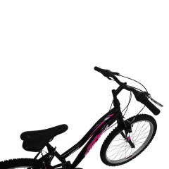 Ümit Explorer 24 Jant V 21 Vites Bayan Bisikleti Siyah Pembe