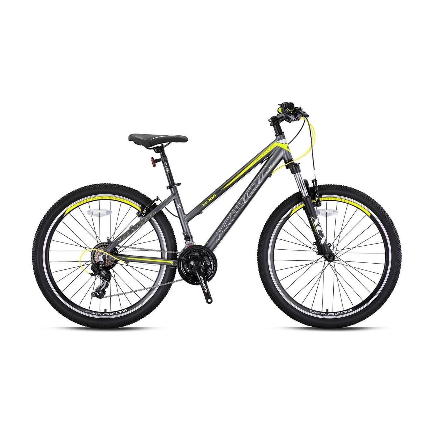 Kron XC 100 27.5 HD 15 Lady Dağ Bisikleti Siyah Gri-Neon Sarı