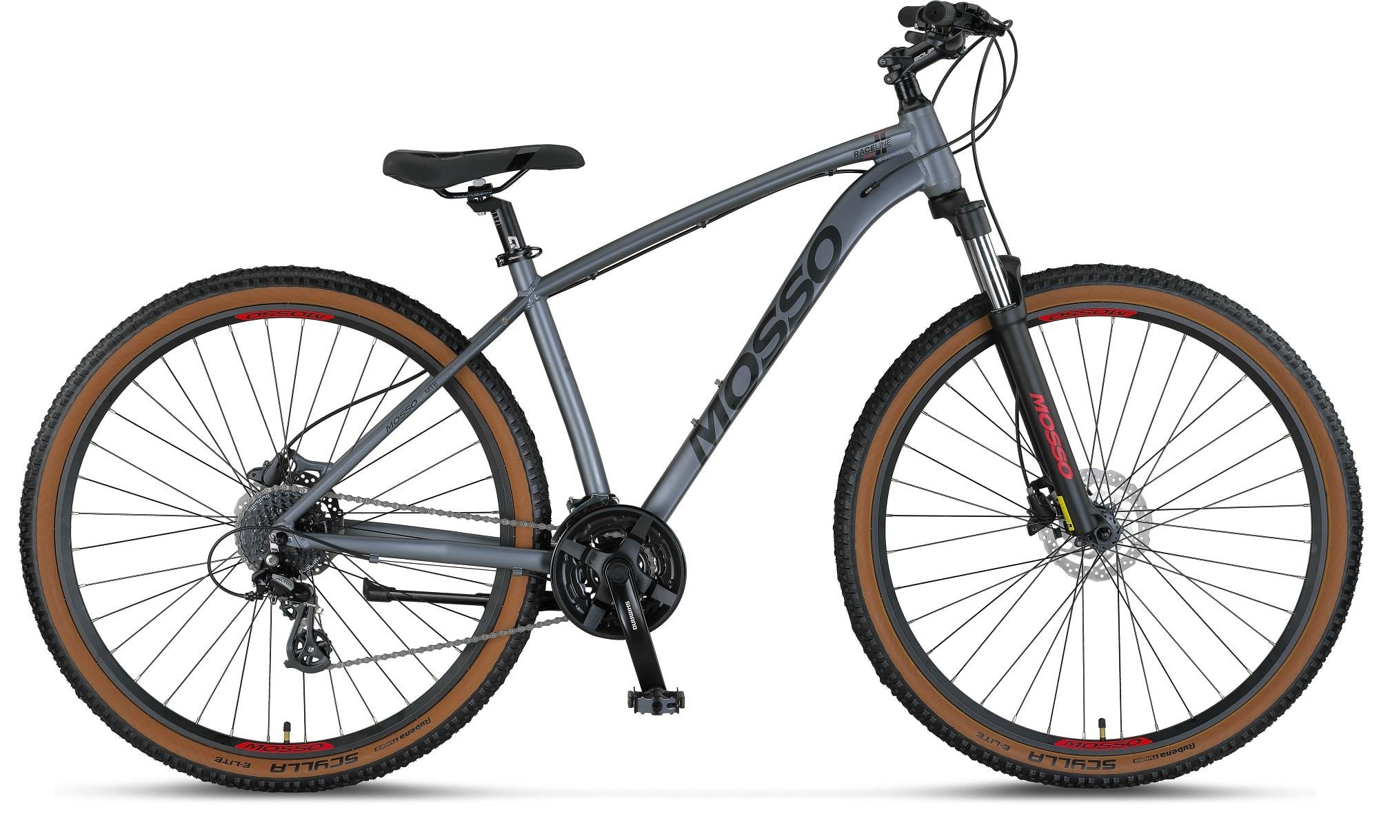 Mosso Raceline 27.5 Jant 18K H.Disk 24 Vites Dağ Bisikleti Mat Antrasit