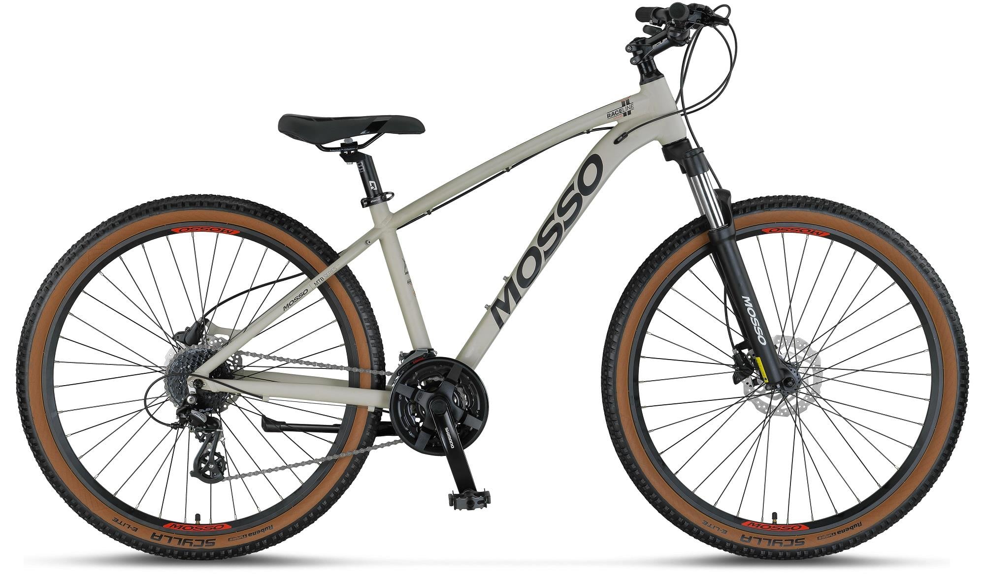 Mosso Raceline 27.5 Jant 18K H.Disk 24 Vites Dağ Bisikleti Matt Sandy Grey