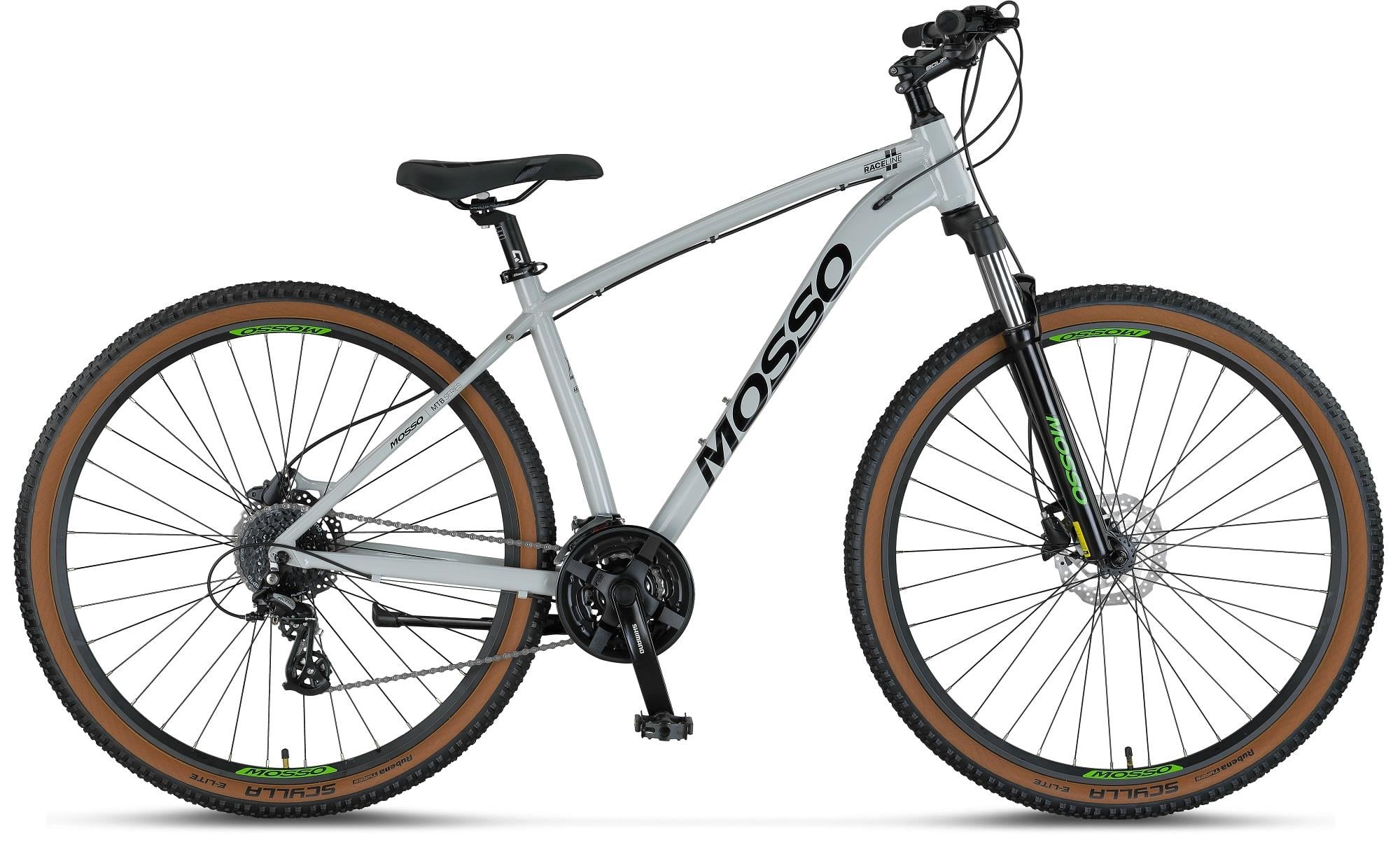 Mosso Raceline 27.5 Jant 18K H.Disk 24 Vİtes Dağ Bisikleti Nardo Grey