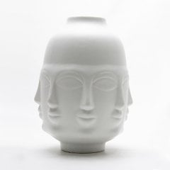 T.Concept Vipassi Beyaz Buddha Vazo 27 Cm