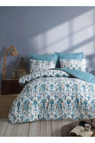 Kobyen Çift Kişilik Edna İndigo Uyku Seti